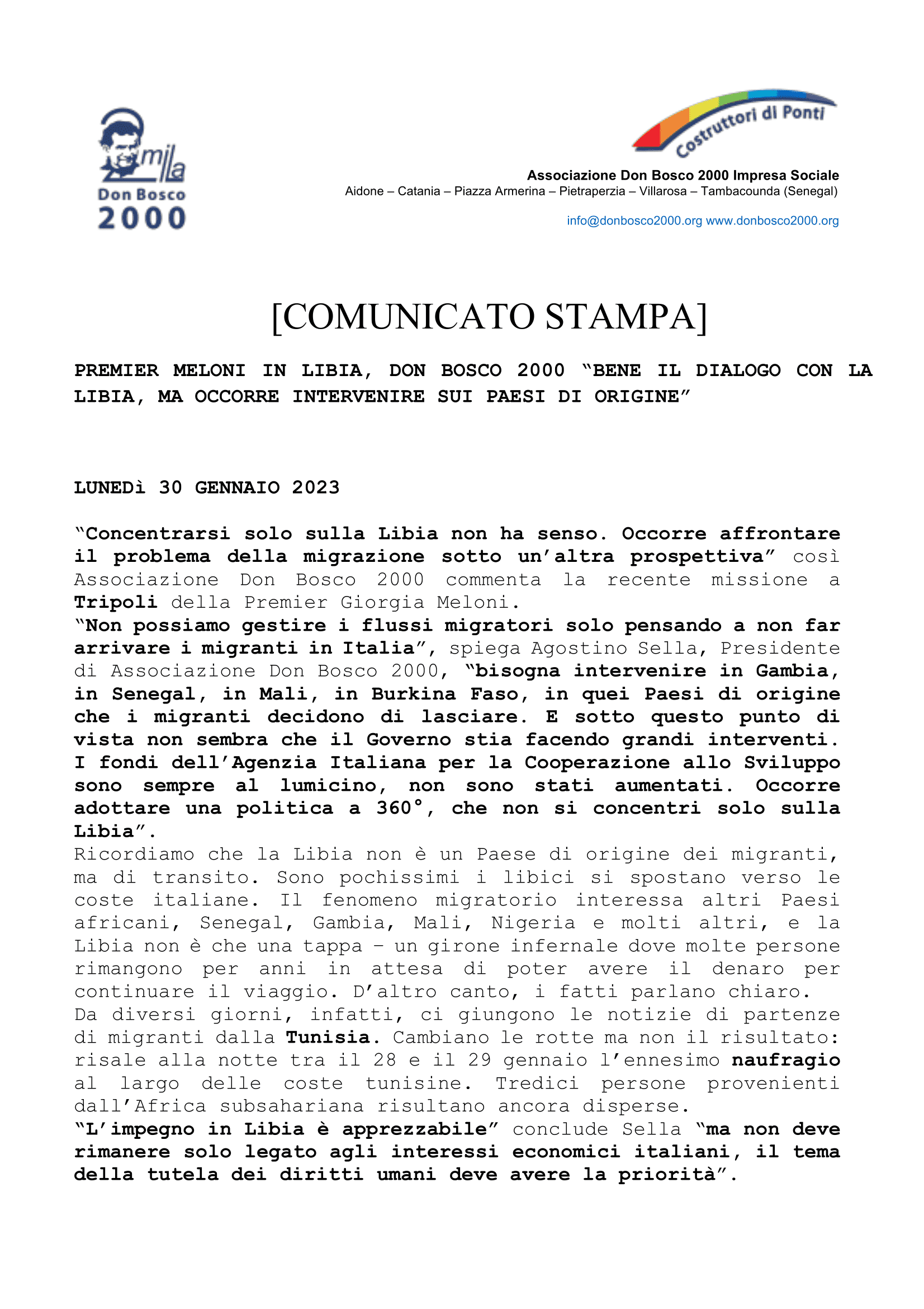 comunicato stampa_db2000 - Meloni in Libia-1